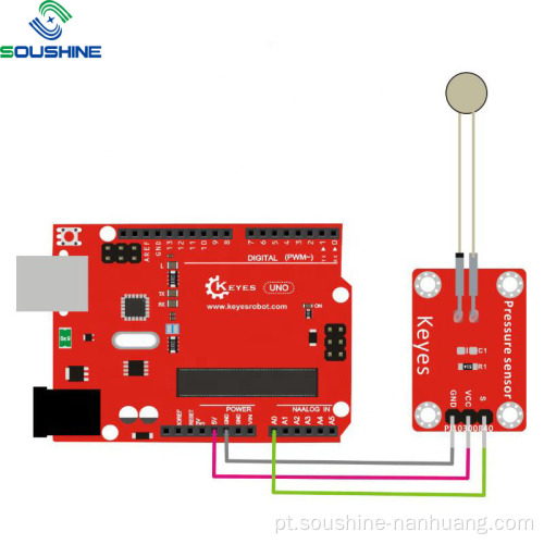 RFP602 500g a 10kg Sensor de Força Resistiva